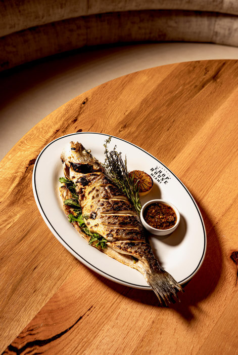 Miami menu fish dish